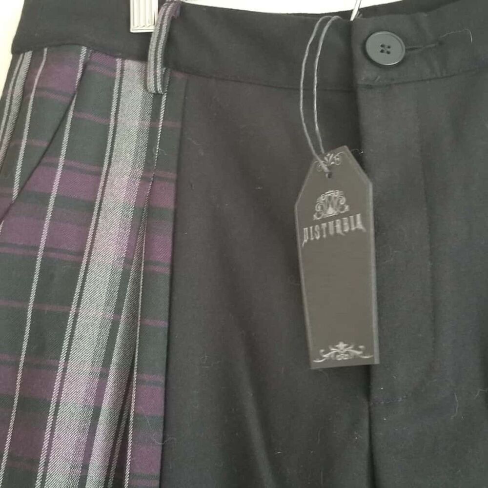 Disturbia Gambit Spliced Check Tapered Trouser - Picture 6 of 13